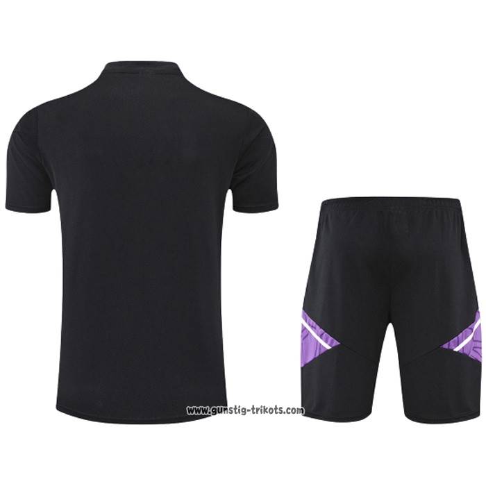 Trainingsanzug
 Real Madrid Kurzarm
 2022-2023 Schwarz
 y Purpura - Kurze Hose
